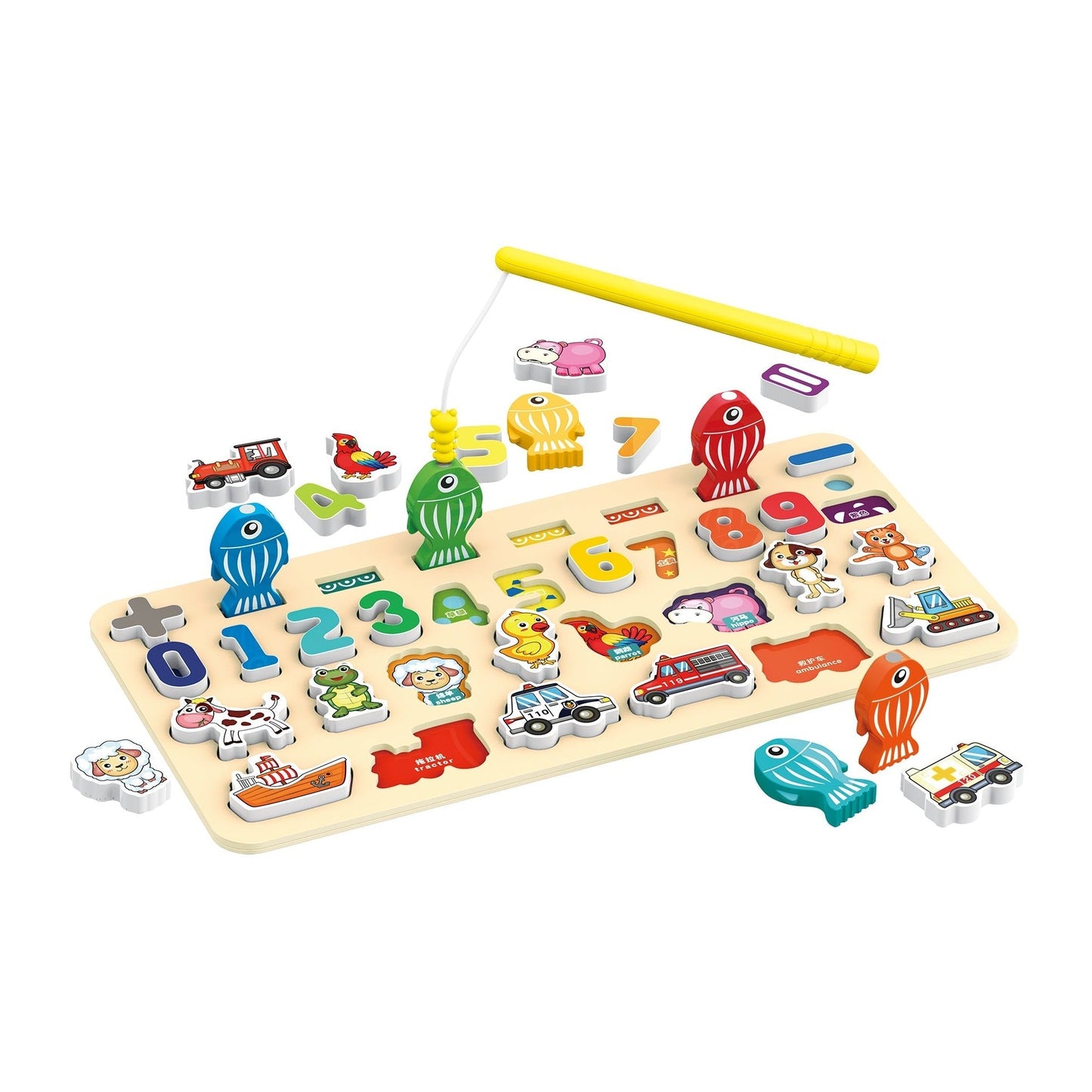 LogicMatch Board – Tableau Éducatif Magnétique & Formes