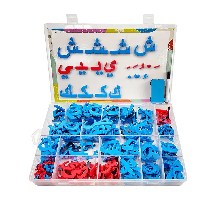 AlphaMag – Lettres Magnétiques Multicolores + Tableau Double Face