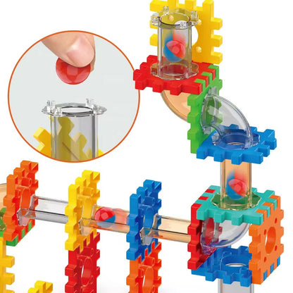 Blockia – Blocs de Construction Créatifs avec Tunnels & Parcours à Balles