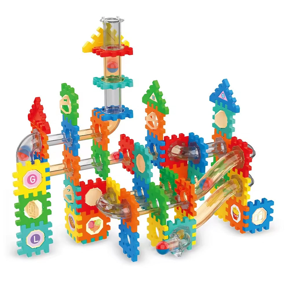 Blockia – Blocs de Construction Créatifs avec Tunnels & Parcours à Balles