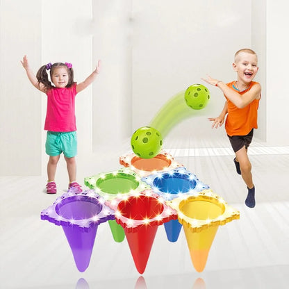GlowTarget : Le Jeu d'Adresse Lumineux 3-en-1 pour Toute la Famille