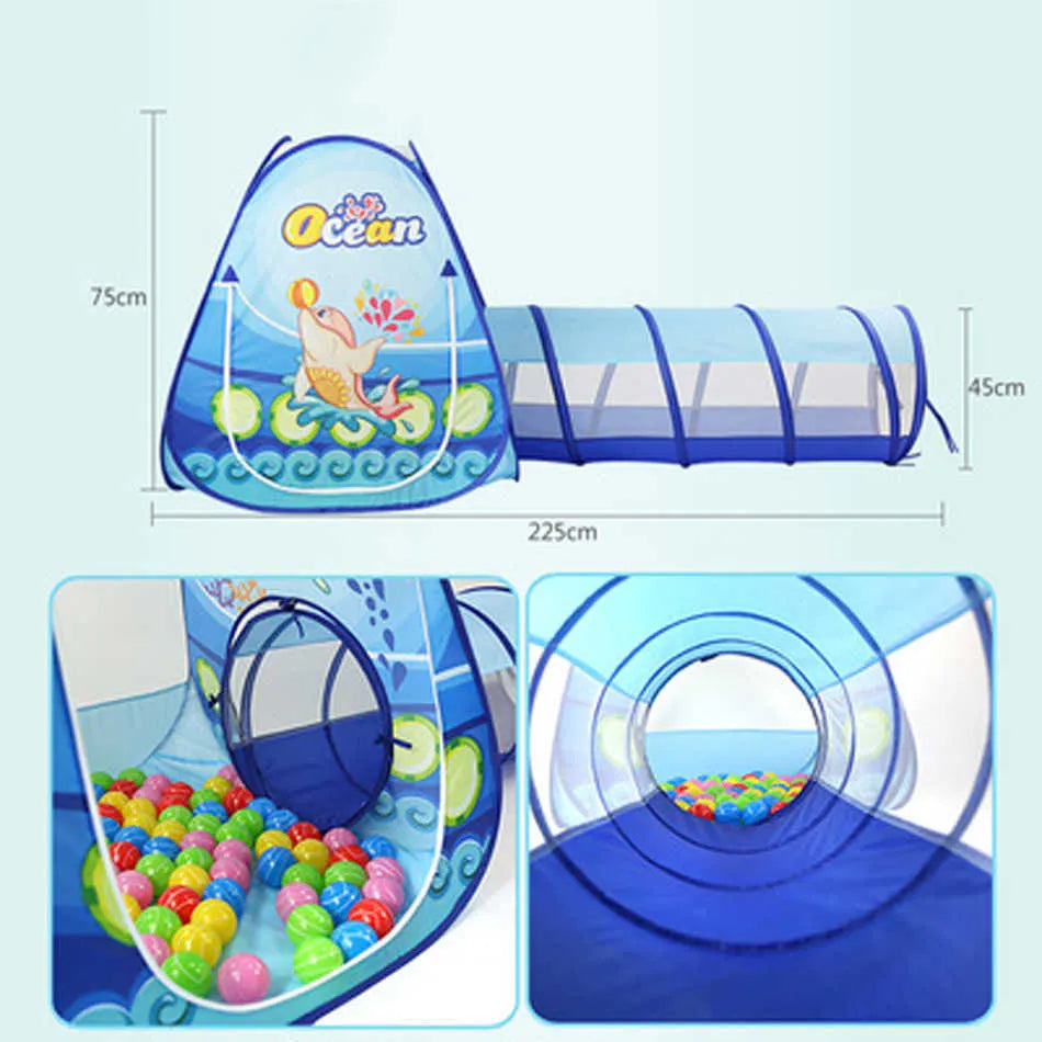 ActiveZone : Le Complexe de Jeu 3-en-1 (Tente, Tunnel & Piscine)