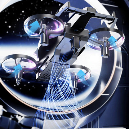 CarDron : Drone Télécommandé Voiture de Course Futuriste pour Enfants