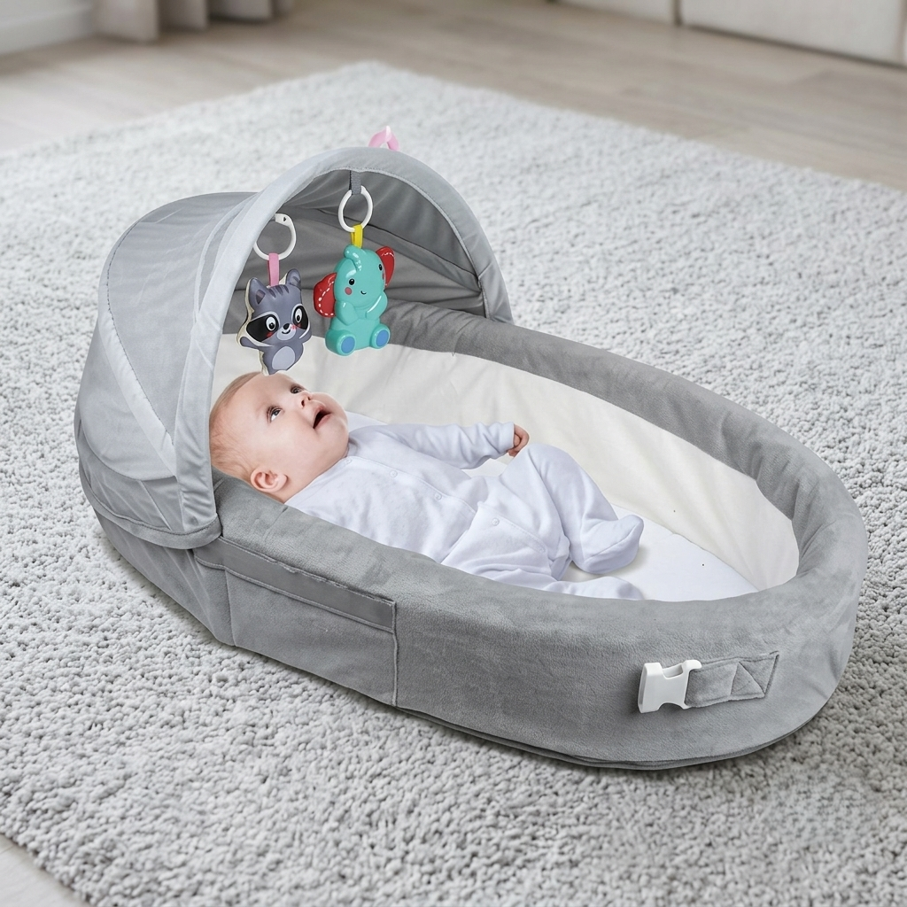 NomadCrib : Le Couffin Pliable Pratique pour Bébé en Déplacement