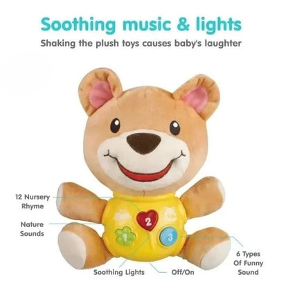 SoftBear : Ours Interactif, Musical et Sensoriel pour Bébé