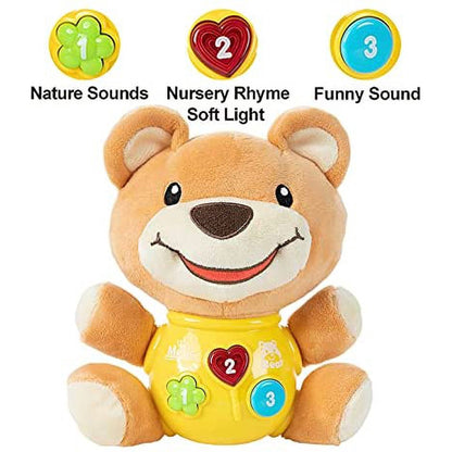 SoftBear : Ours Interactif, Musical et Sensoriel pour Bébé