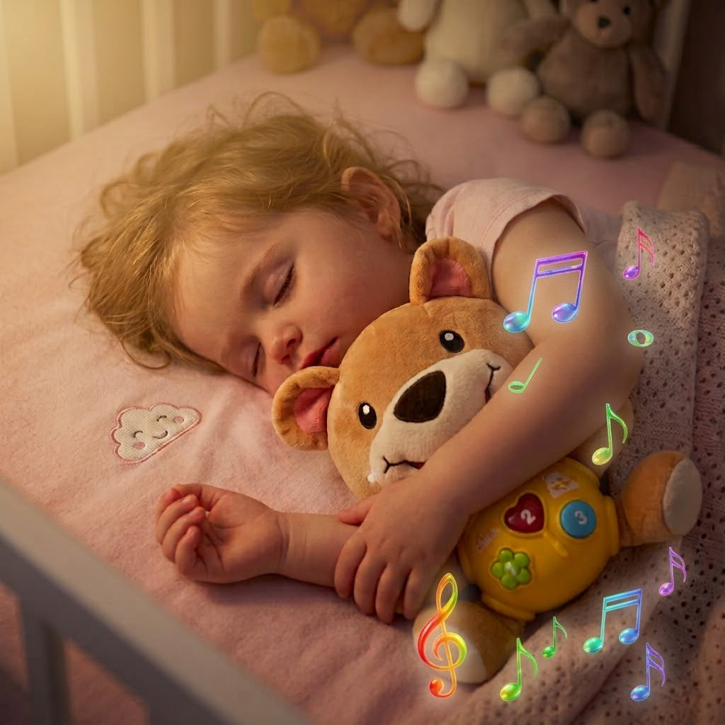 SoftBear : Ours Interactif, Musical et Sensoriel pour Bébé