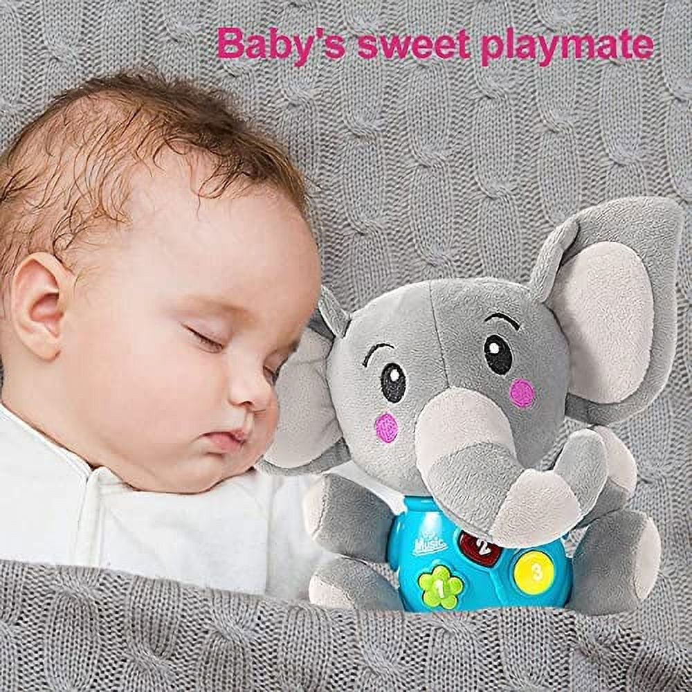 SoftElephant : Éléphant Musical et Doudou d'Éveil pour Bébé