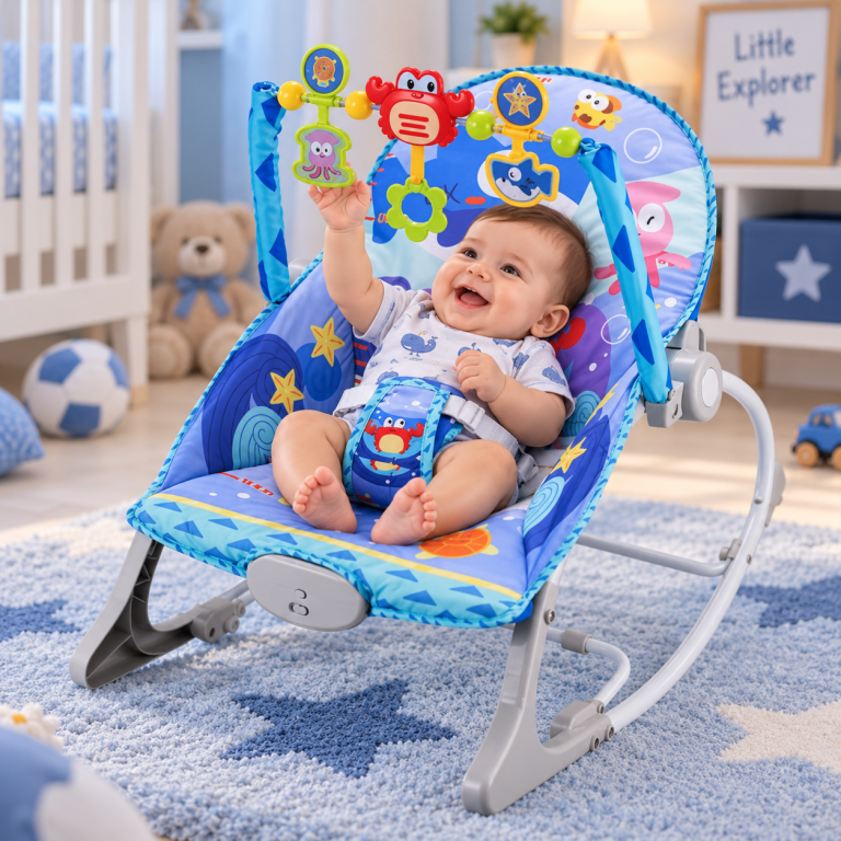 Glider : Transat Bébé à Bascule Musical et Évolutif pour l'Éveil