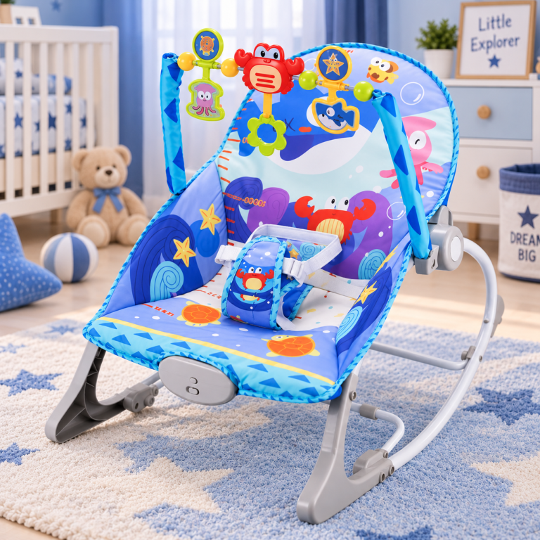 Glider : Transat Bébé à Bascule Musical et Évolutif pour l'Éveil