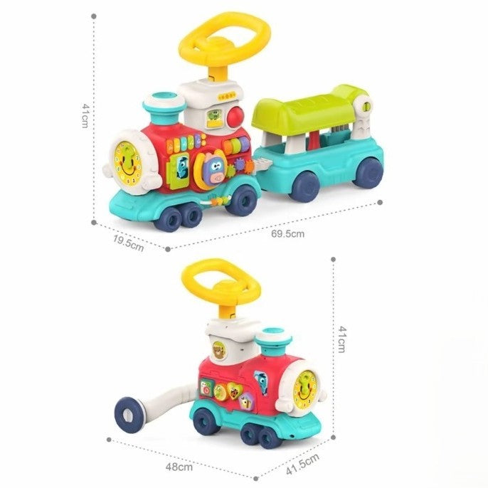 TrainWalker : Trotteur Évolutif et Train d'Éveil Interactif Bébé