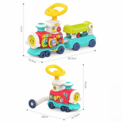 TrainWalker : Trotteur Évolutif et Train d'Éveil Interactif Bébé