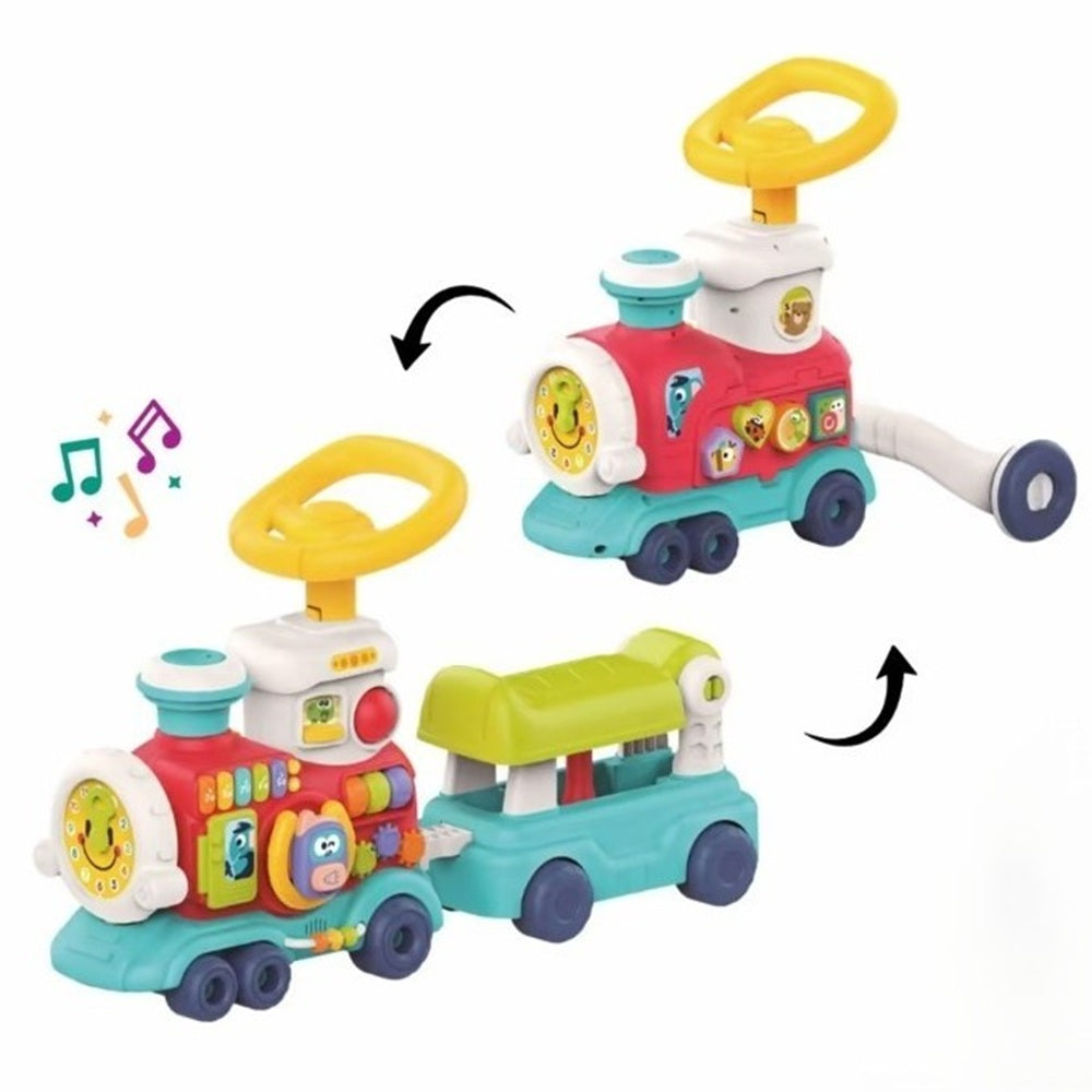 TrainWalker : Trotteur Évolutif et Train d'Éveil Interactif Bébé