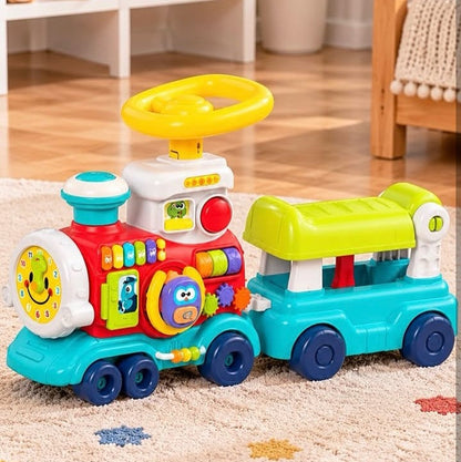 TrainWalker : Trotteur Évolutif et Train d'Éveil Interactif Bébé
