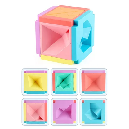 TriShape – Tangram 3D Éducatif en Formes Tridimensionnelles