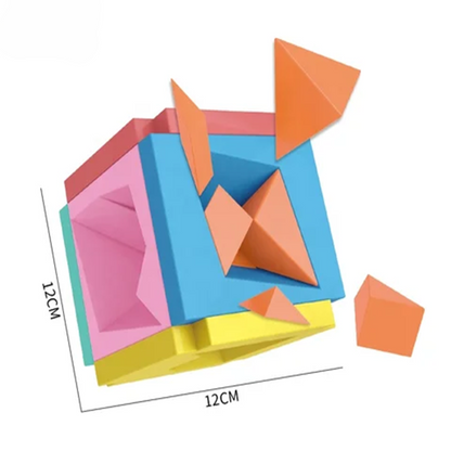 TriShape – Tangram 3D Éducatif en Formes Tridimensionnelles