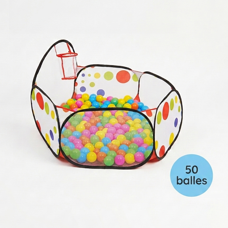 BallArena : Piscine à Balles Pliable Intérieur & Extérieur Enfant