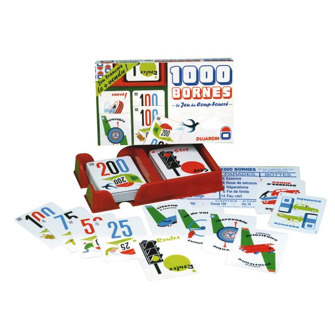 Jeu de cartes 1000 Bornes - Kidcado magasin de jeu et jouet Maroc