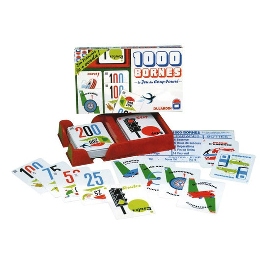 Jeu de cartes 1000 Bornes - Kidcado magasin de jeu et jouet Maroc