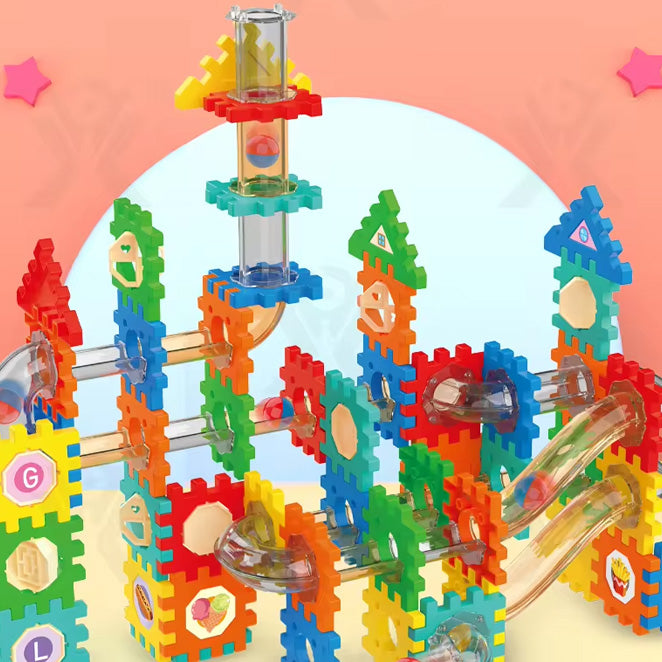 Blockia – Blocs de Construction Créatifs avec Tunnels & Parcours à Balles