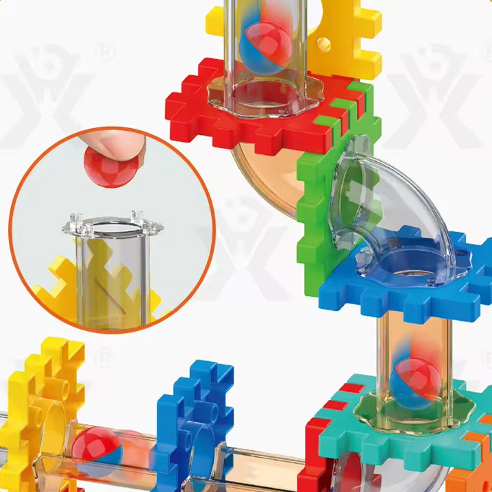Blockia – Blocs de Construction Créatifs avec Tunnels & Parcours à Balles