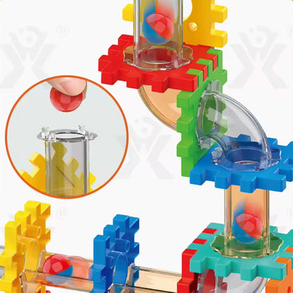 Blockia – Blocs de Construction Créatifs avec Tunnels & Parcours à Balles