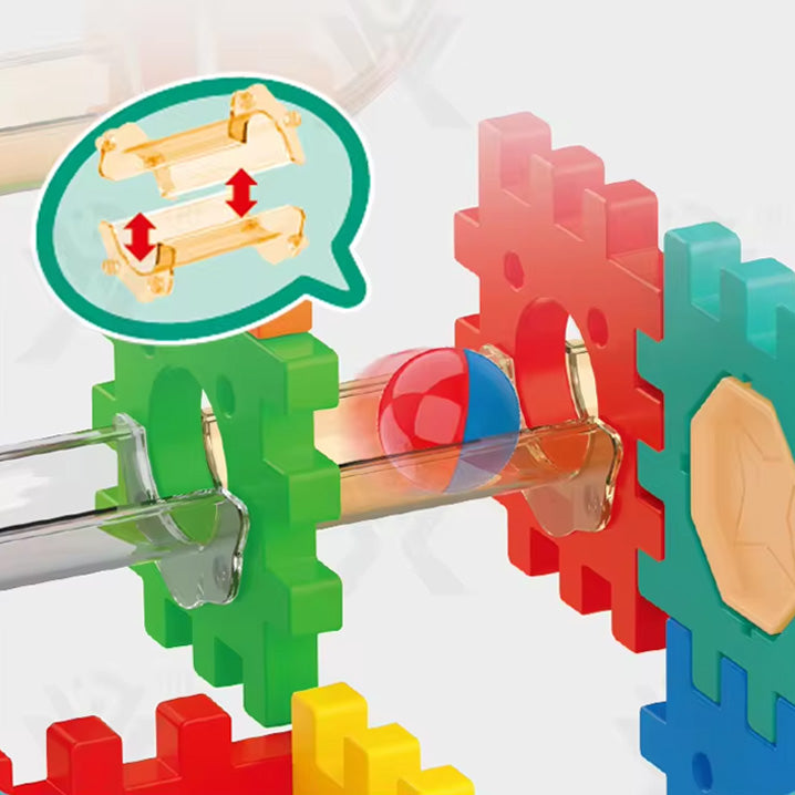 Blockia – Blocs de Construction Créatifs avec Tunnels & Parcours à Balles