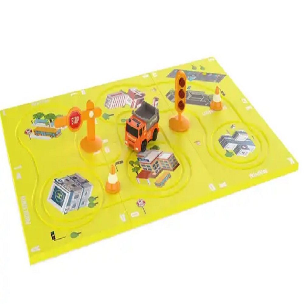 LogicRoad Builder – Puzzle Magnétique de Construction de Routes
