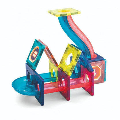 Magnetica – Jeu de Construction Magnétique 37 Pièces & Parcours à Billes
