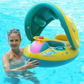 AquaSafe : Le Flotteur avec Auvent Solaire Anti-UV
