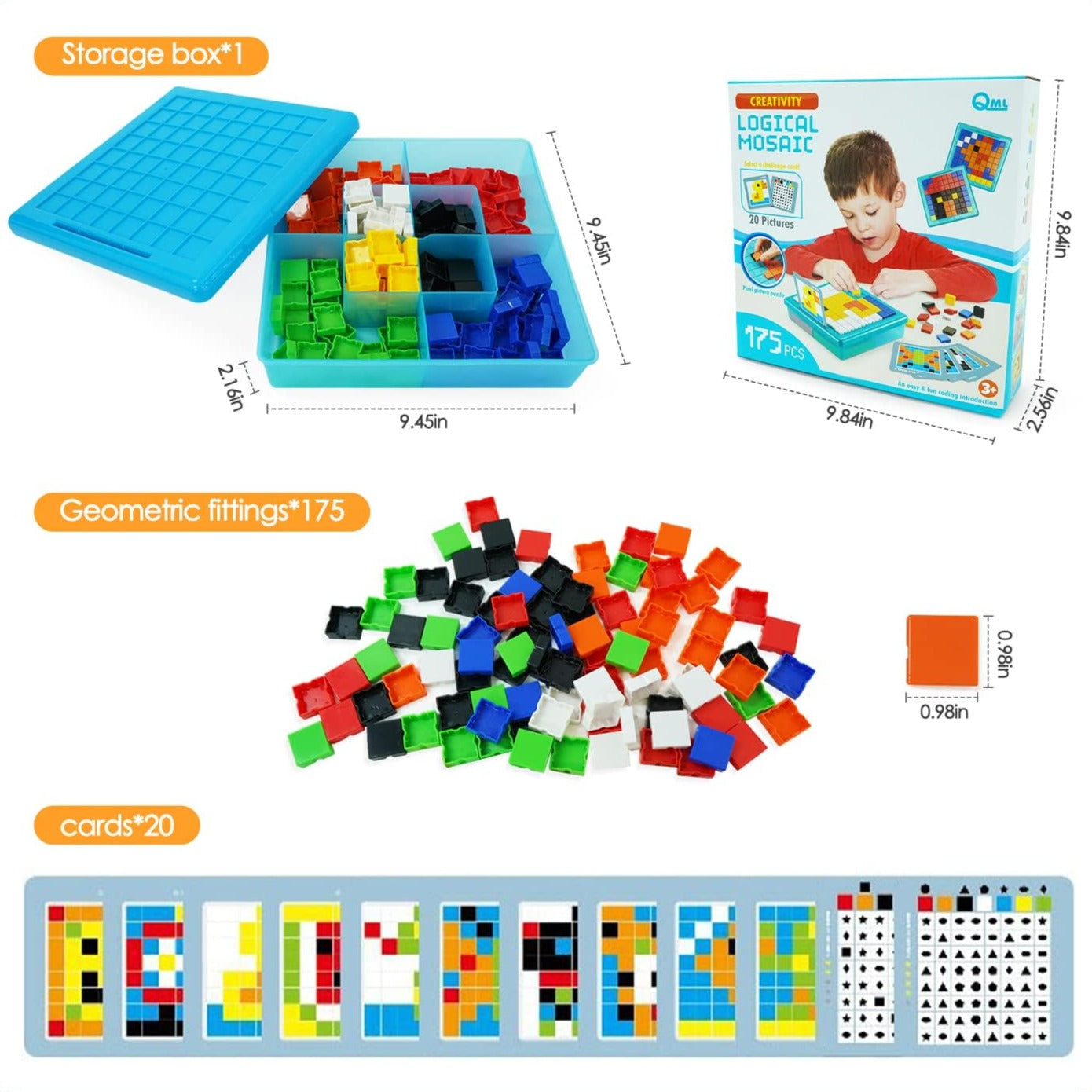 MosaïkGenius – Jeu de Mosaïque Éducatif en Blocs