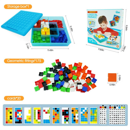 MosaïkGenius – Jeu de Mosaïque Éducatif en Blocs