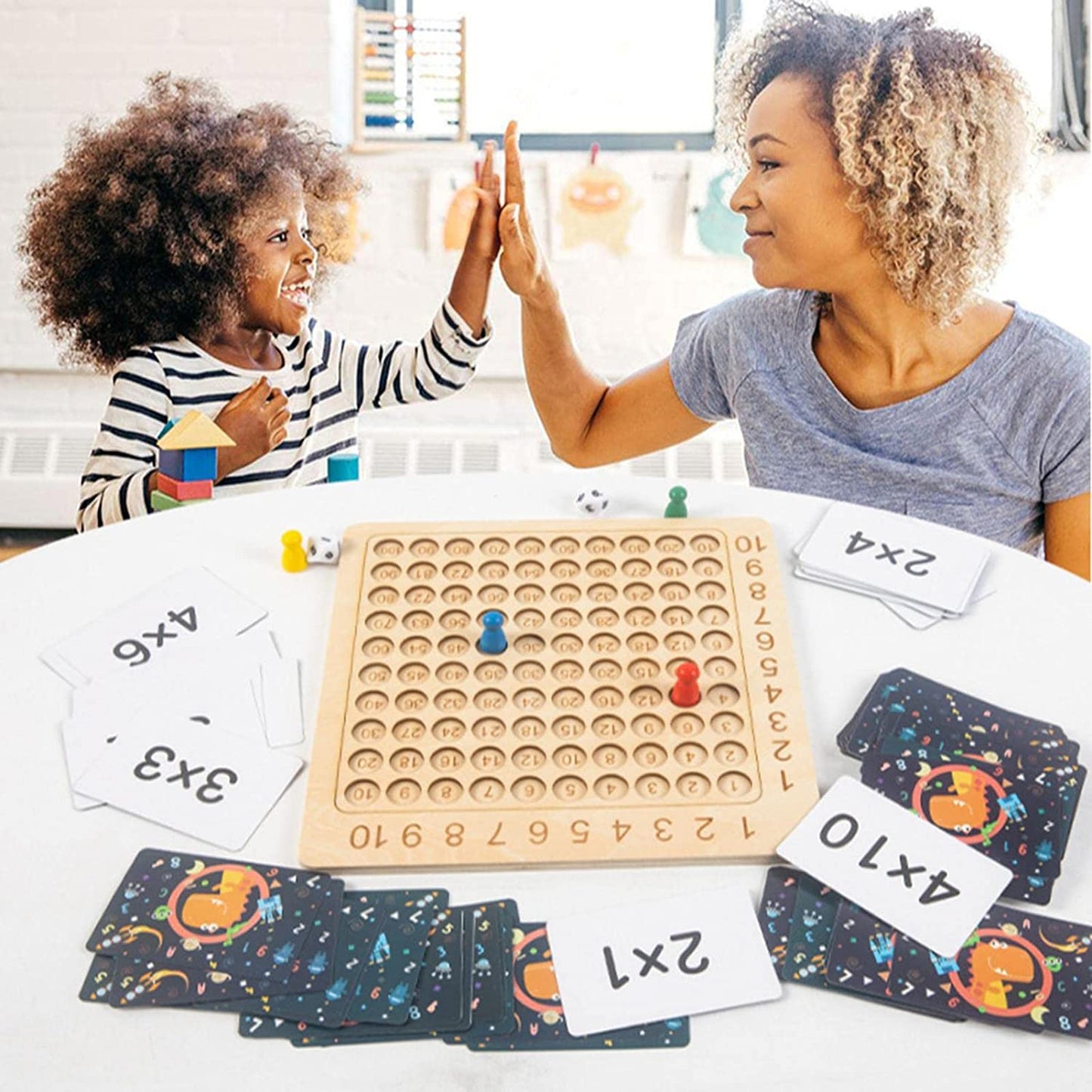 MathGame : Table De Multiplication et Addition en Bois - Kidcado magasin de jeu et jouet Maroc