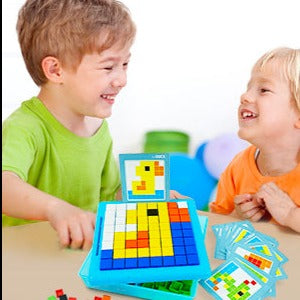MosaïkGenius – Jeu de Mosaïque Éducatif en Blocs