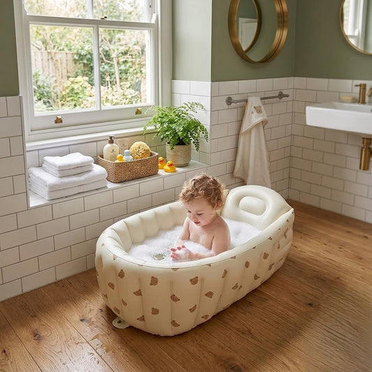 SmartBath : Le Bain Gonflable Ergonomique pour Nouveau-nés et Tout-Petits