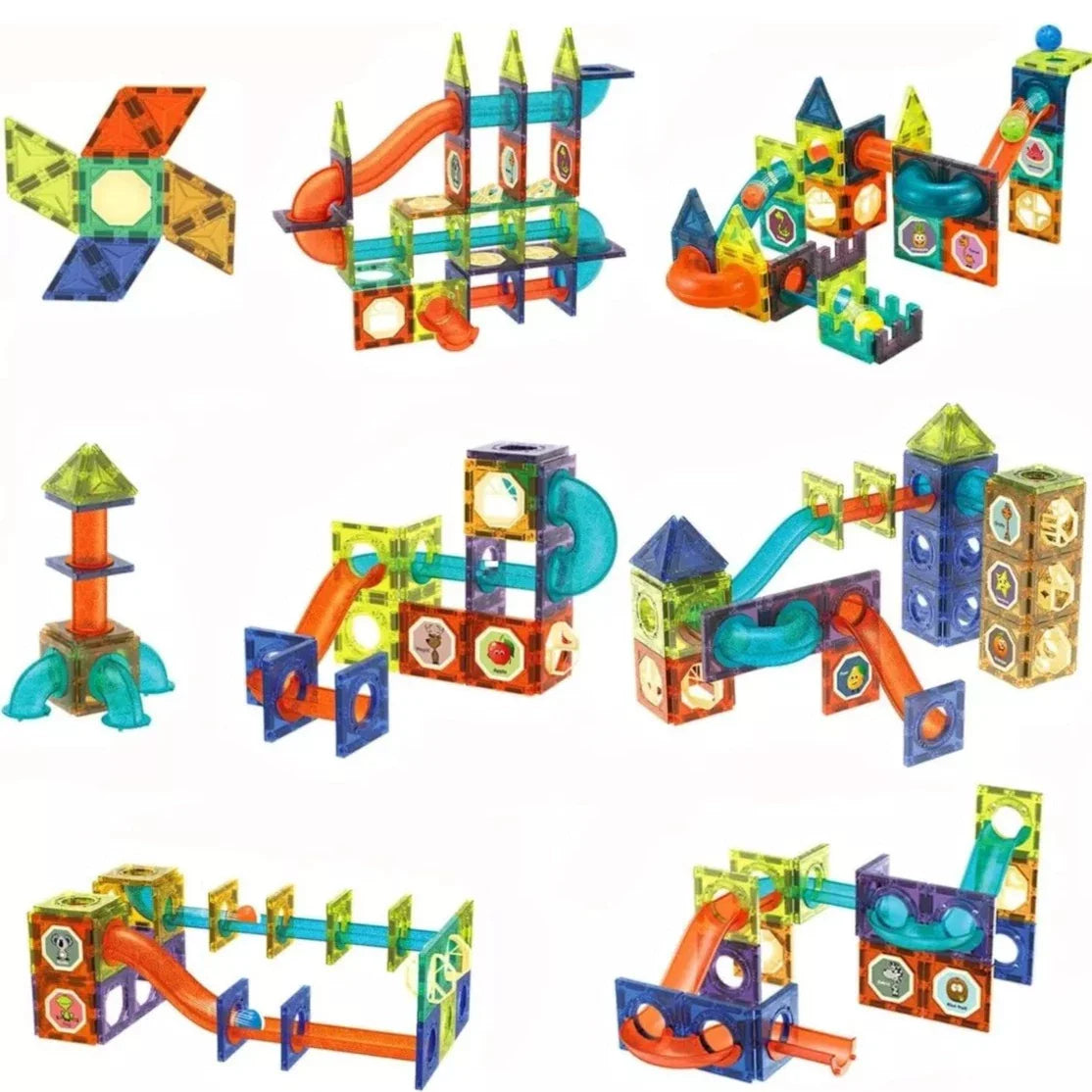 AlphaTiles : Le Coffret de Construction Magnetique 110 Pieces