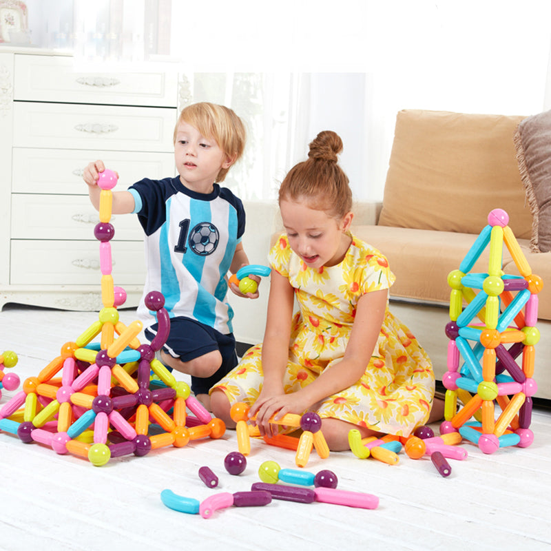 Jeu de construction magnétique - MagneticBuilding™ - Kidcado magasin de jeu et jouet Maroc