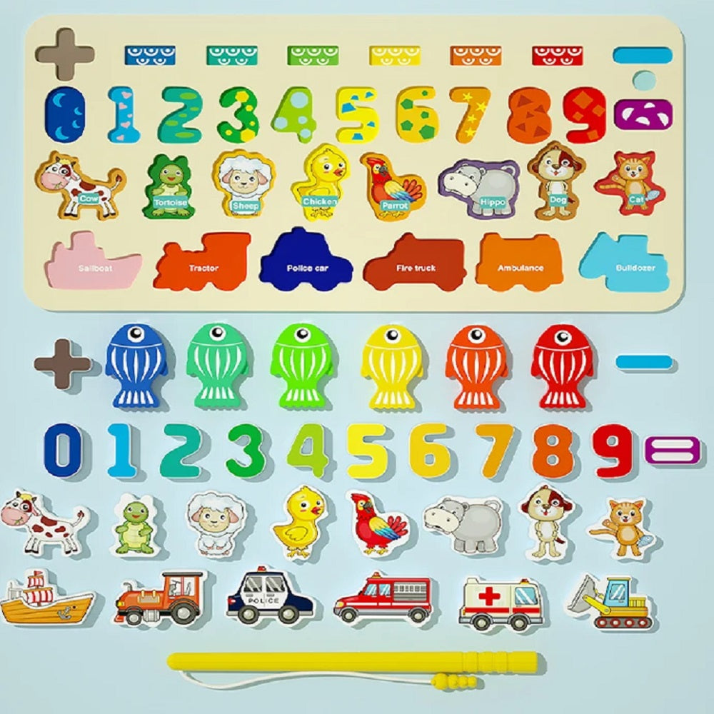 LogicMatch Board – Tableau Éducatif Magnétique & Formes