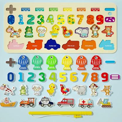 LogicMatch Board – Tableau Éducatif Magnétique & Formes