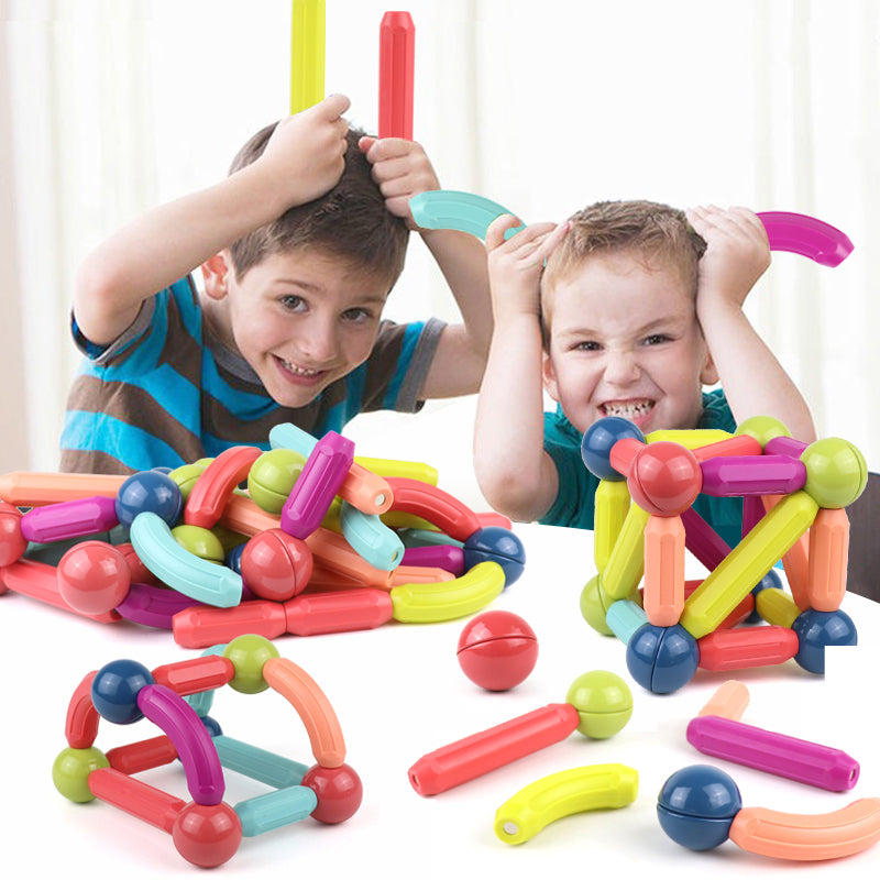 Jeu de construction magnétique - MagneticBuilding™ - Kidcado magasin de jeu et jouet Maroc