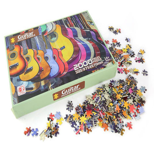 GuitarArt – Puzzle Guitare 2000 Pièces Haute Définition