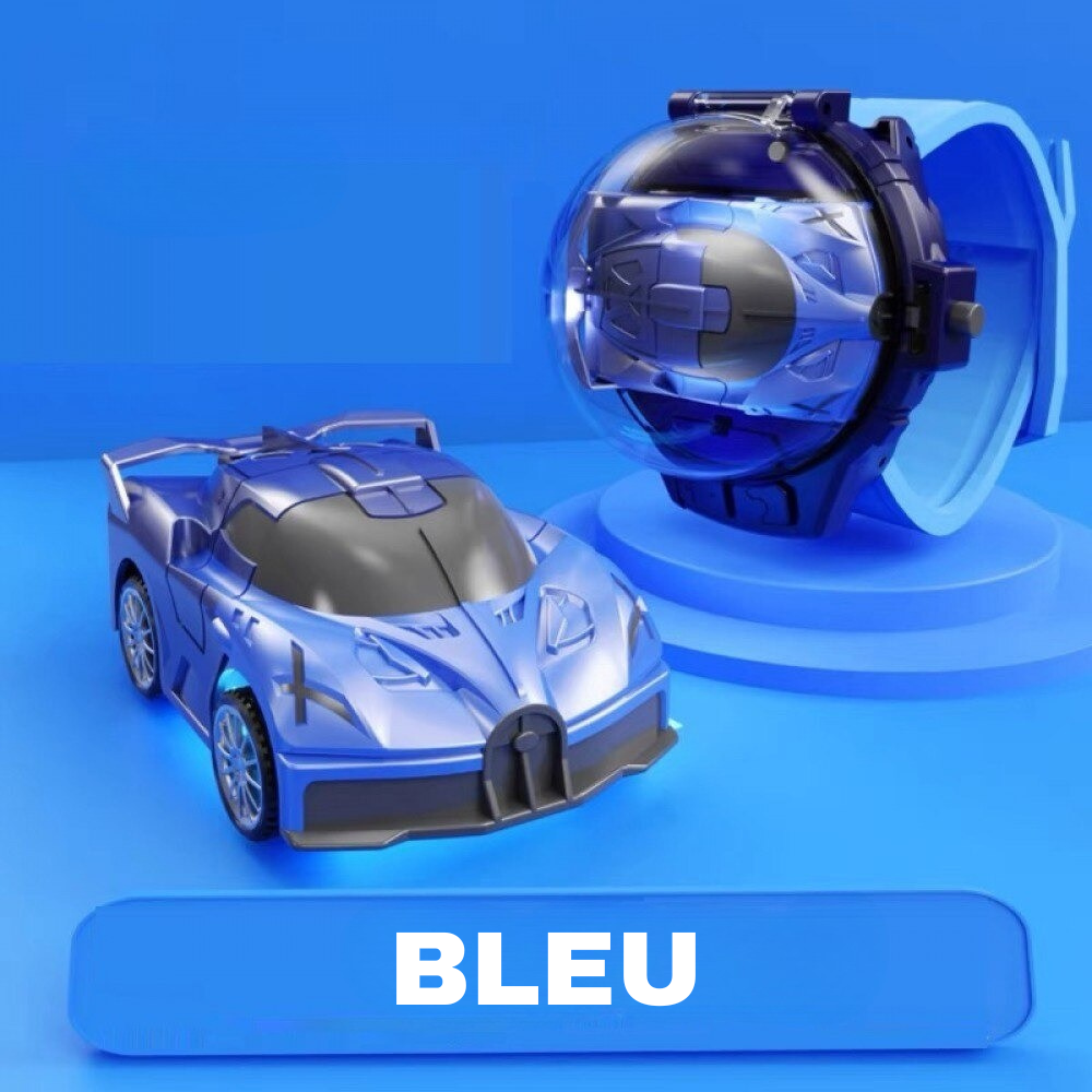 DriveWatch Pro – Montre Télécommande avec Mini Voiture en Alliage !