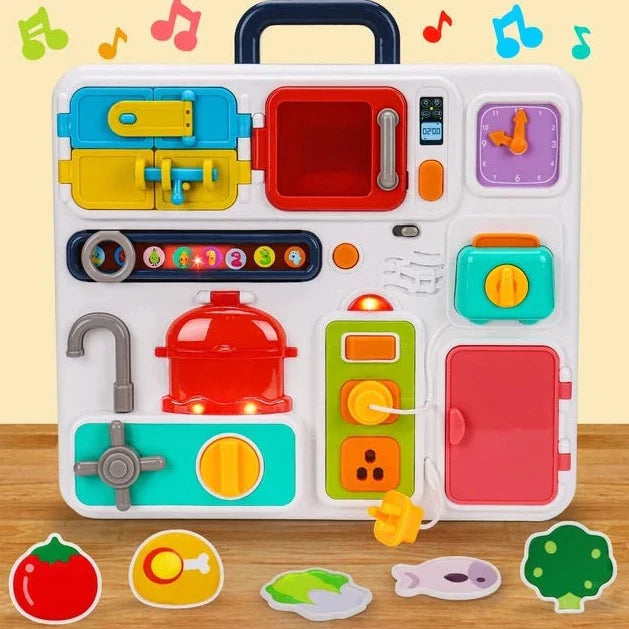 MiniCook Studio – Cuisine Lumineuse Montessori pour Tout-Petits