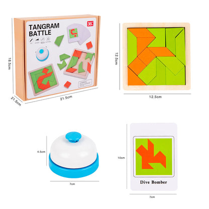 TangramBattle : Jeu de réflexion éducatifs jeu enfant tangram marco kidcado