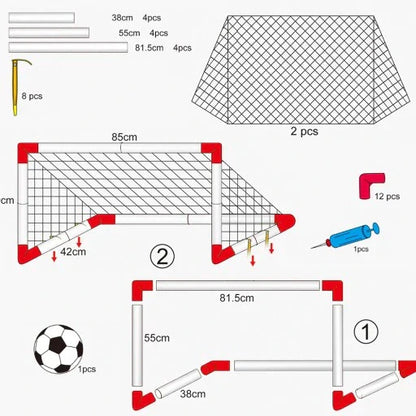 SportyPop : Le But de Foot 2 en 1 pour Petits Champions