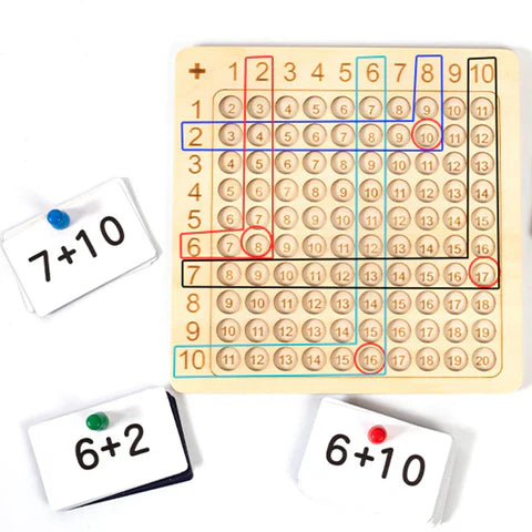 MathGame : Table De Multiplication et Addition en Bois - Kidcado magasin de jeu et jouet Maroc