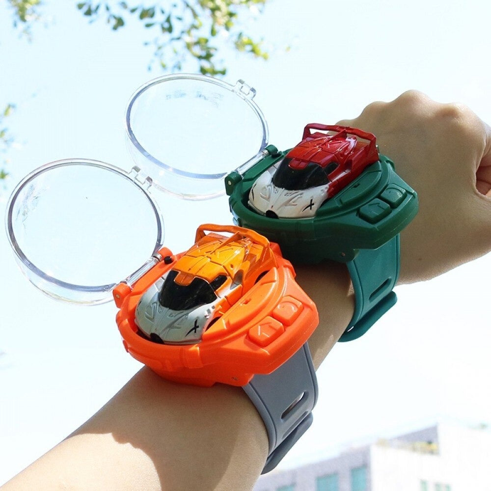 DriveWatch Pro – Montre Télécommande avec Mini Voiture en Alliage !