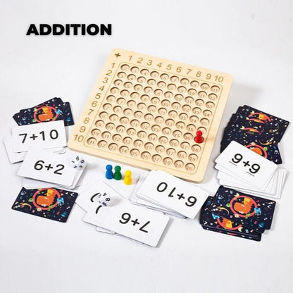 MathGame : Table De Multiplication et Addition en Bois - Kidcado magasin de jeu et jouet Maroc