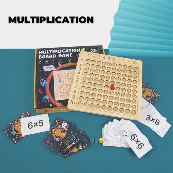 MathGame : Table De Multiplication et Addition en Bois - Kidcado magasin de jeu et jouet Maroc