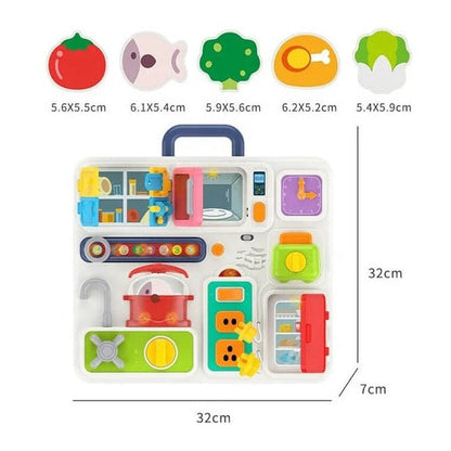 MiniCook Studio – Cuisine Lumineuse Montessori pour Tout-Petits